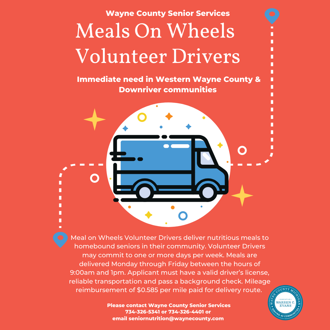 Meal on Wheels Volunteer Drivers 